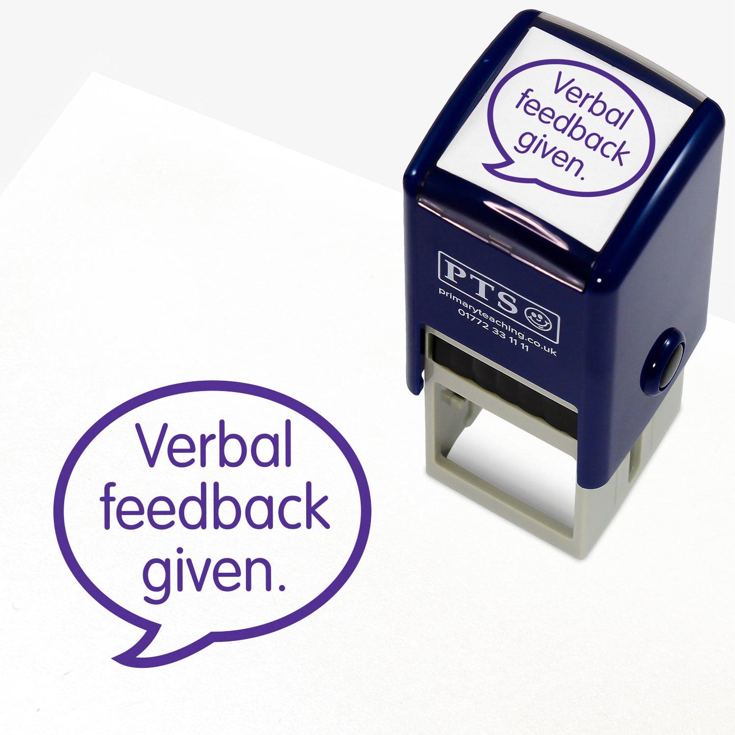 Verbal Feedback Given Stamper - 25mm