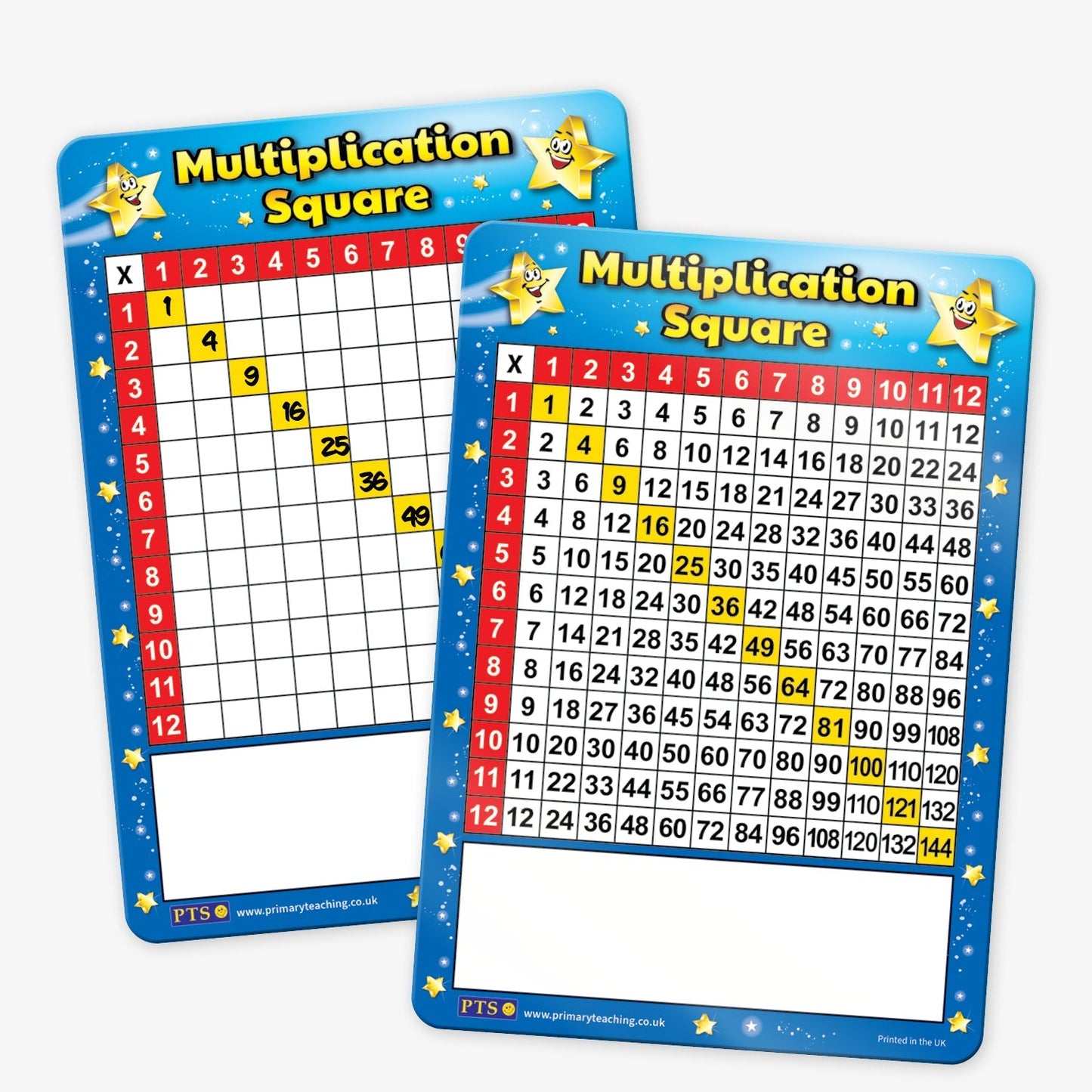 Multiplication Square Whiteboard - A4