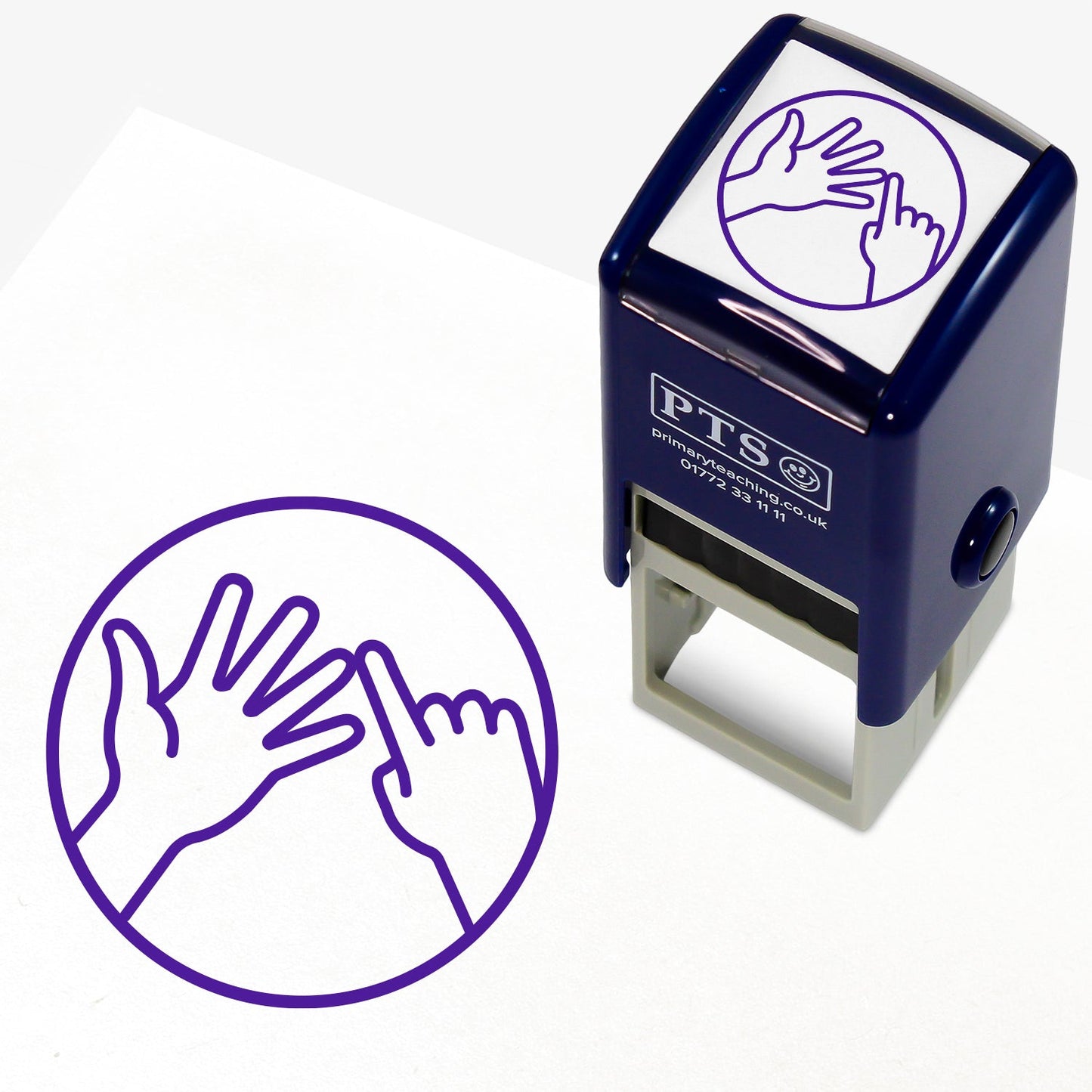 Counting Carefully Stamper - 25mm