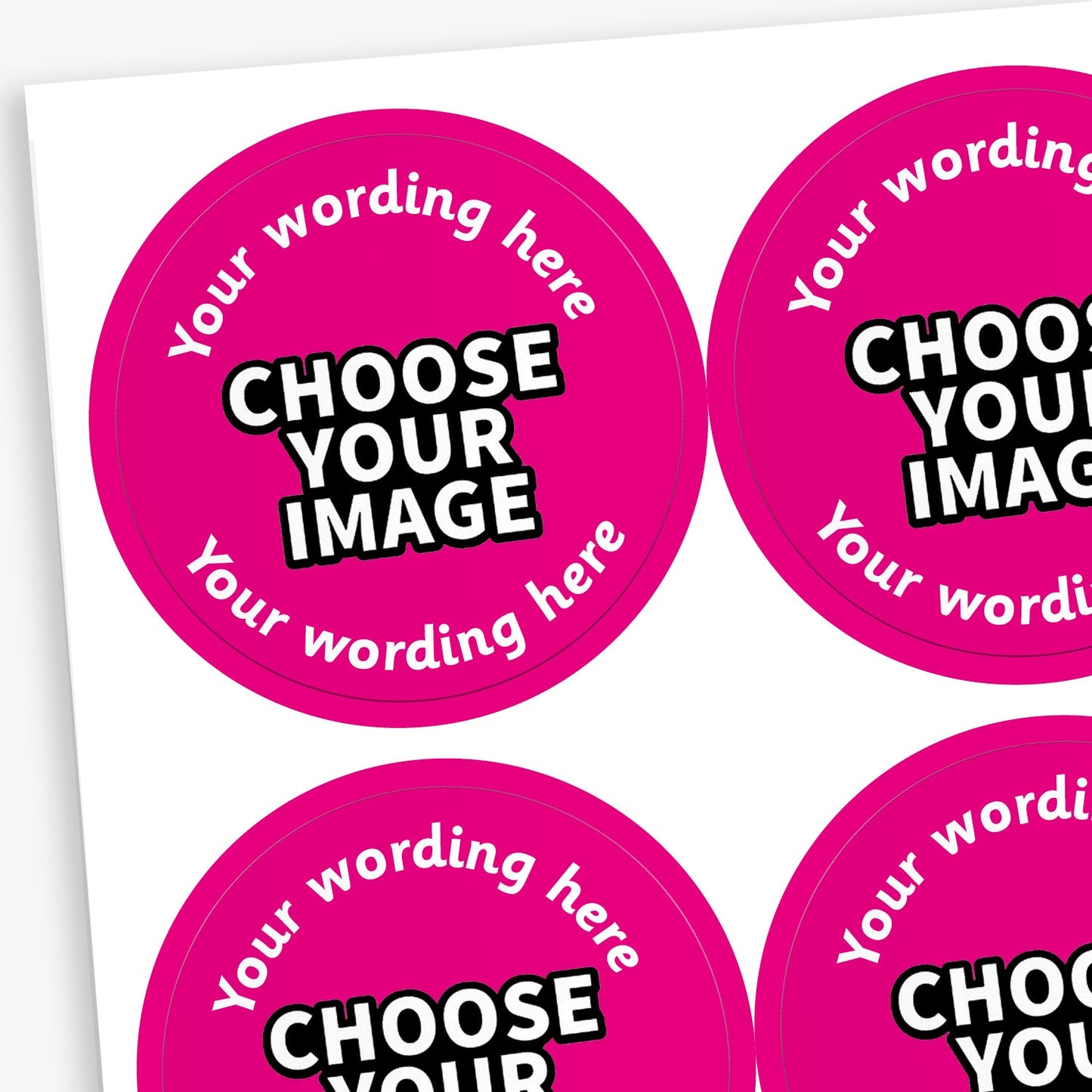 20 Design Your Own Stickers - 45mm
