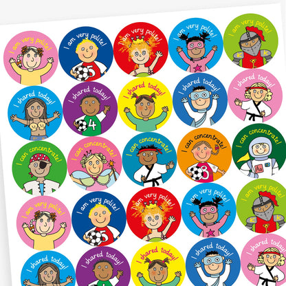 35 Manners Stickers - Pedagogs - 37mm