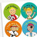 35 Assorted Stickers - Pedagogs - 37mm