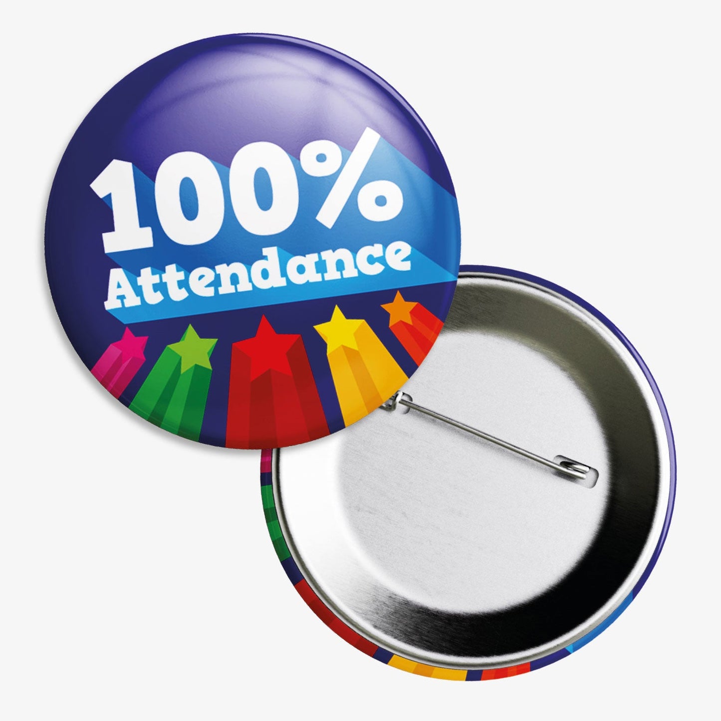 10 Attendance 100% Badges