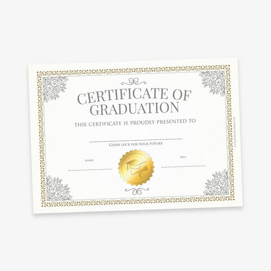 20 Certificate of Graduation for Leavers Certificates - A5