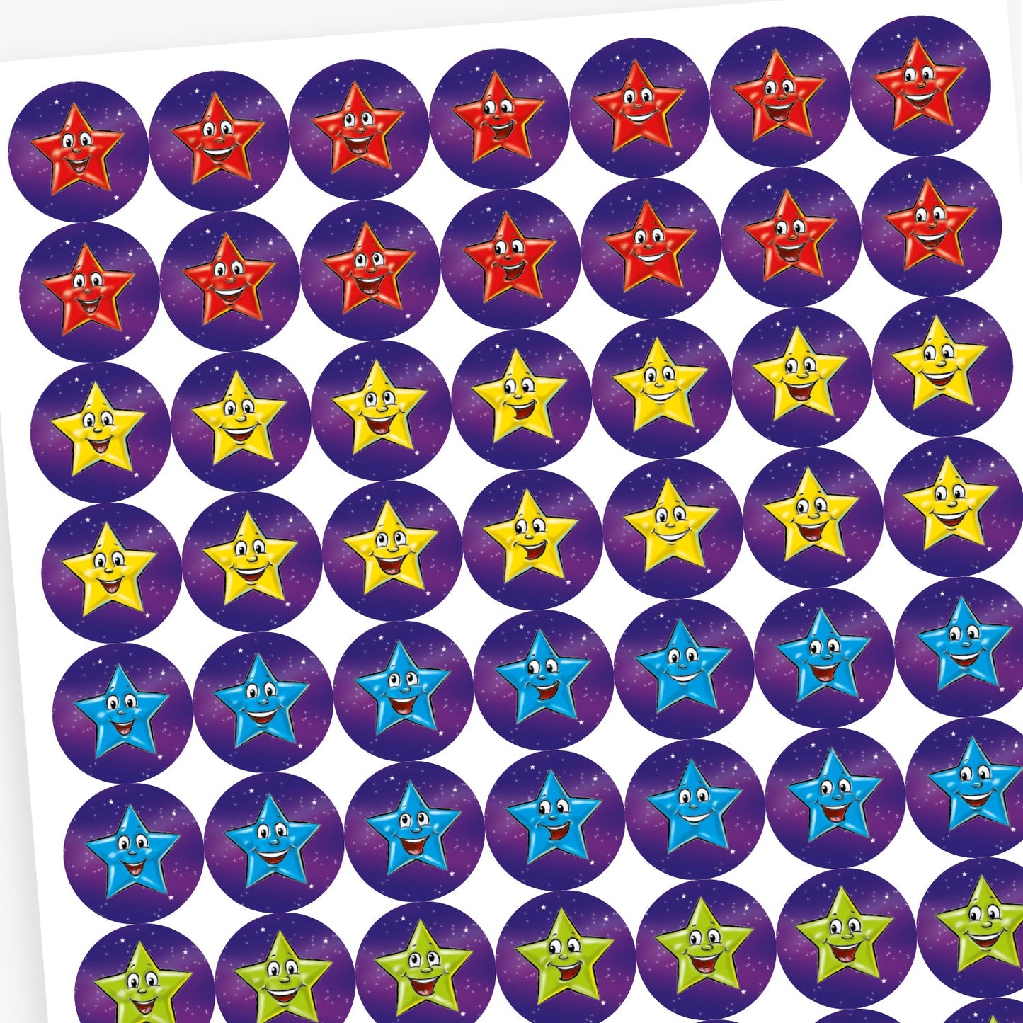 Star Stickers - 25mm
