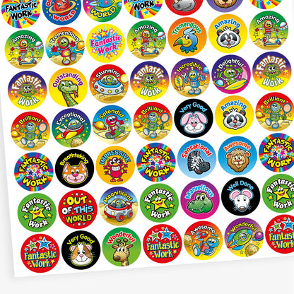 Assorted Reward Stickers - 25mm