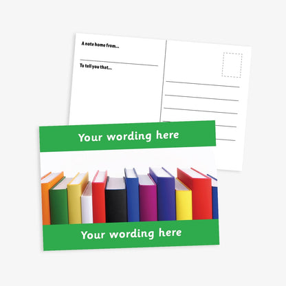 Personalised Books Postcard - A6