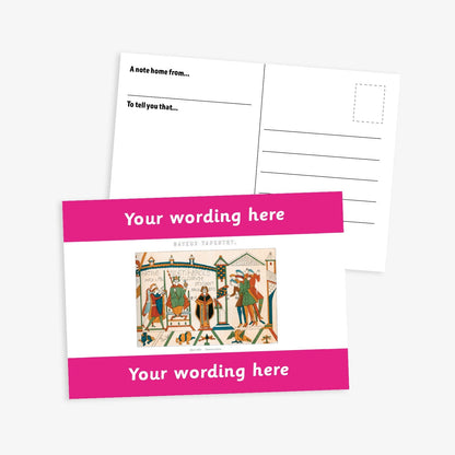 Personalised Bayeux Postcard - A6