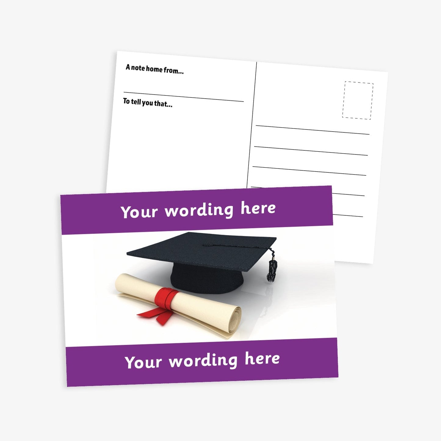 Personalised Graduation Postcard - A6