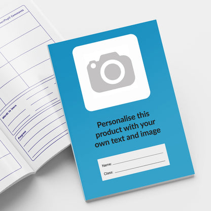 100 Upload Your Own Logo Reading Record Books - A5
