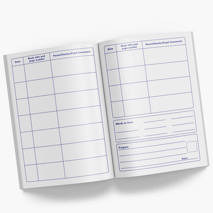 100 Upload Your Own Logo Reading Record Books - A5