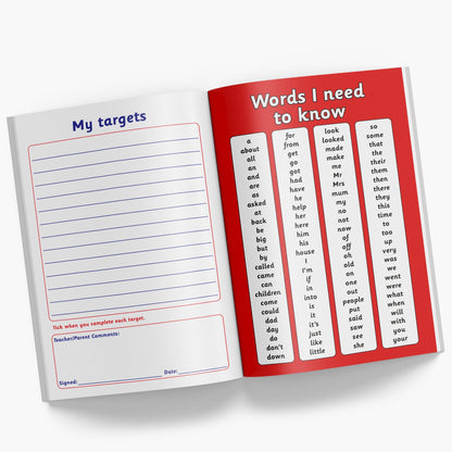 100 Upload Your Own Logo Curve Reading Record Books - A5