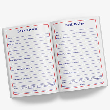 100 Personalised Reading Record Book - Jungle - A5