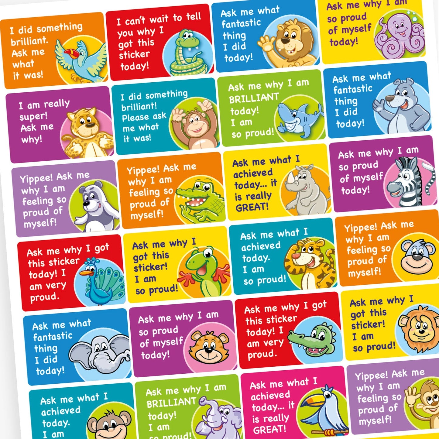 32 Ask Me Why Stickers - 46 x 30mm