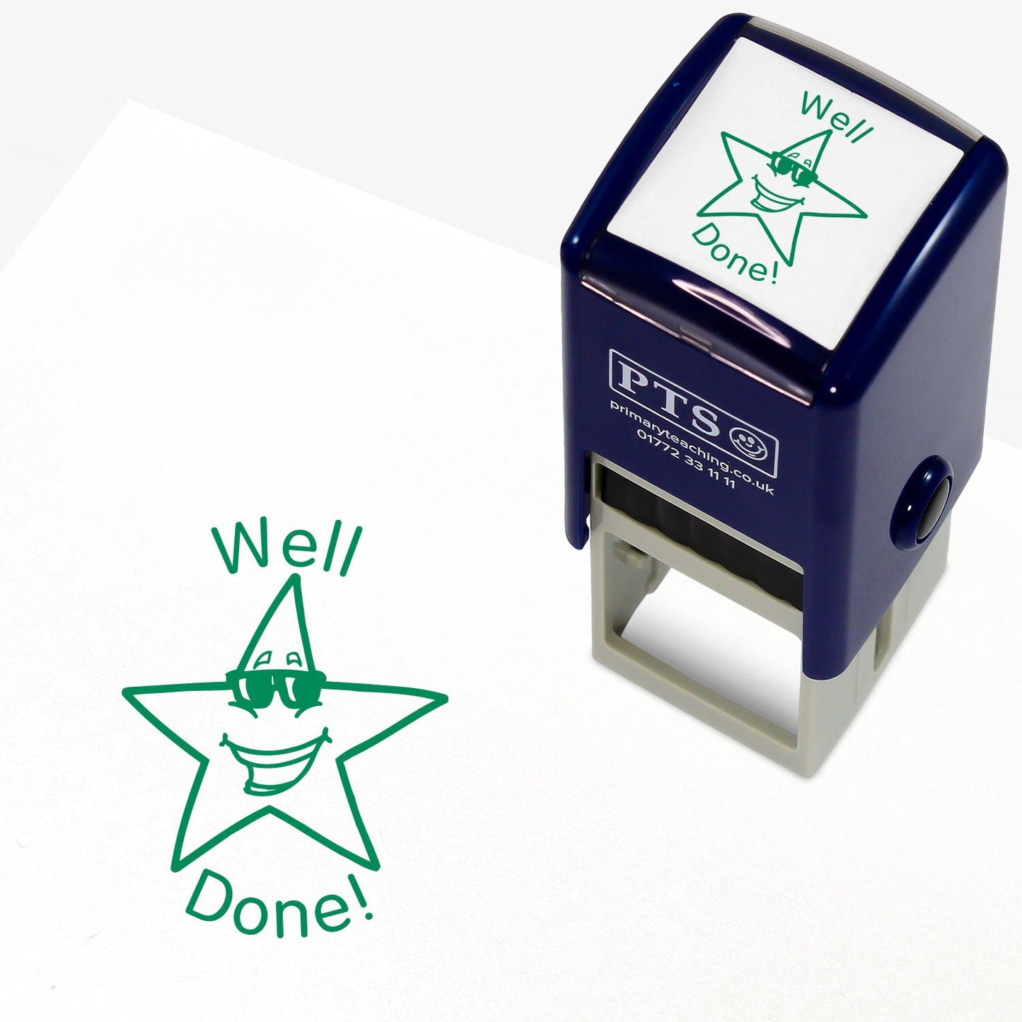 Well Done Star with Sunglasses Stamper - 25mm