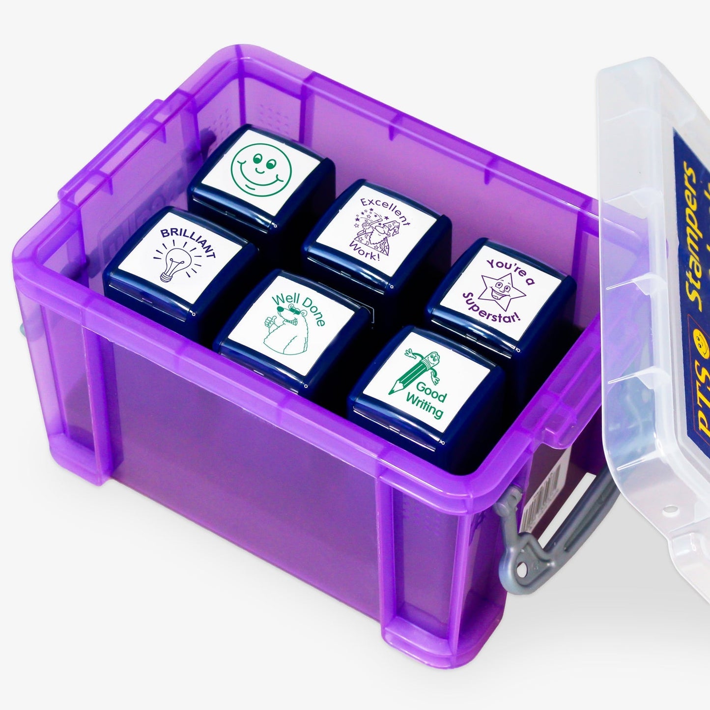 6 Assorted Positive Feedback Stampers - 25mm