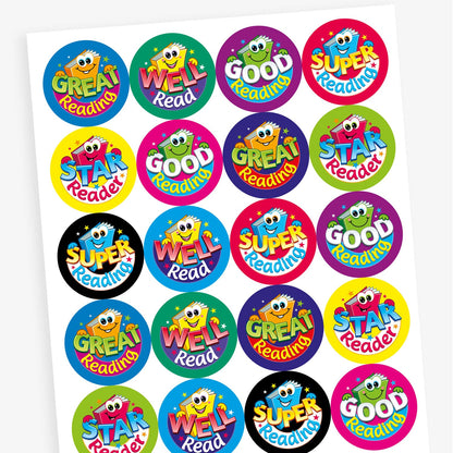 Reading Stickers - 32mm