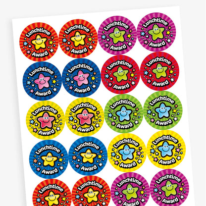 Lunchtime Award Stickers - 32mm