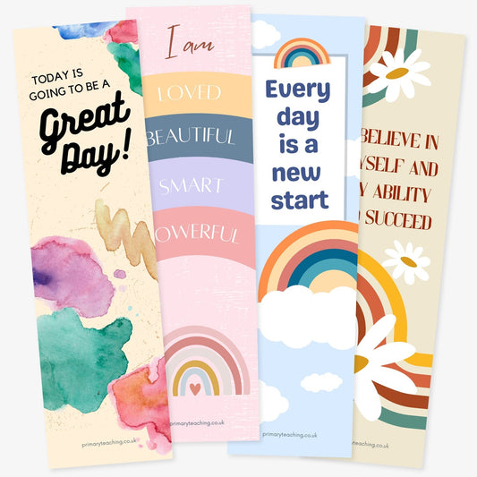 8 Positive Affirmation Bookmarks