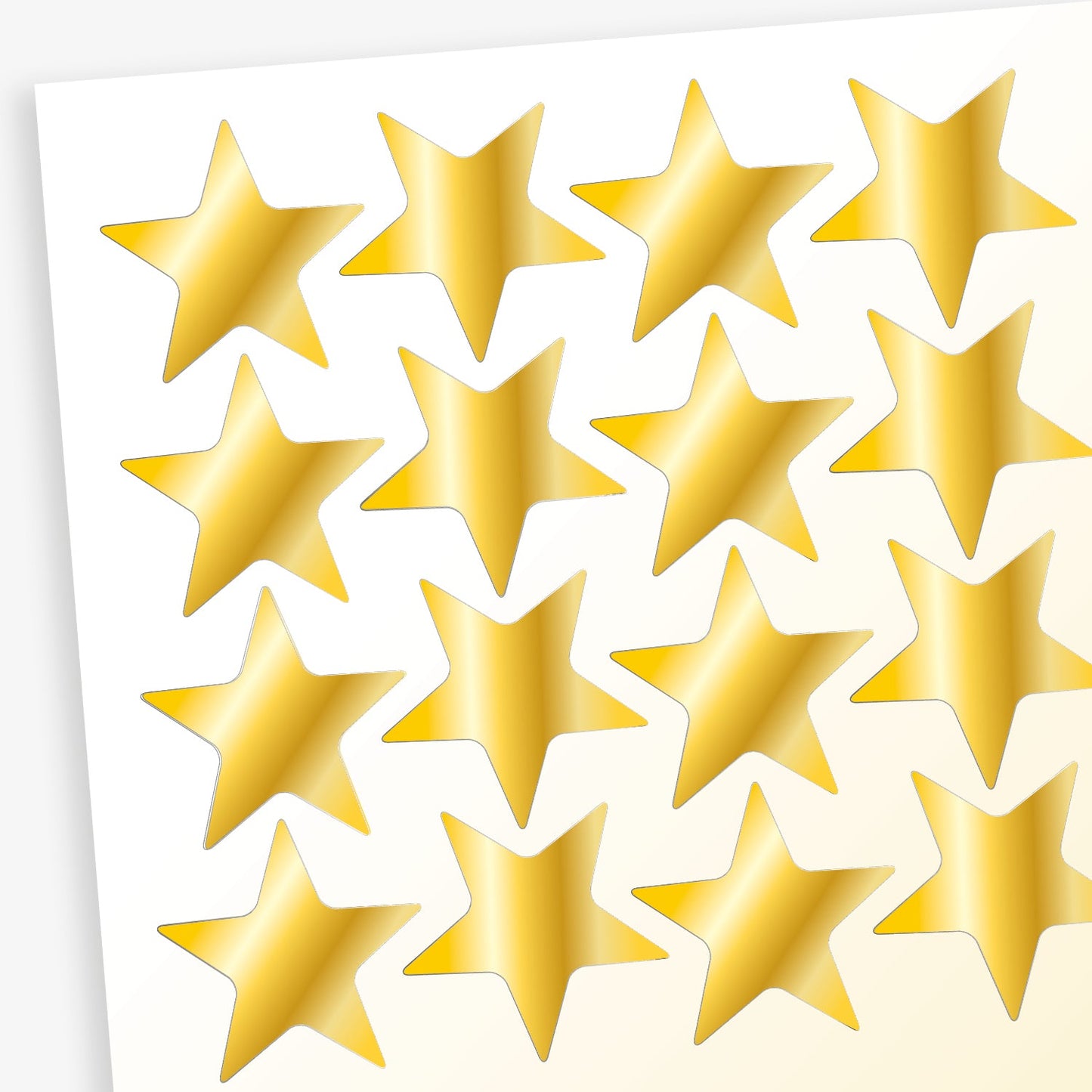 Metallic Gold Star Stickers - 20mm