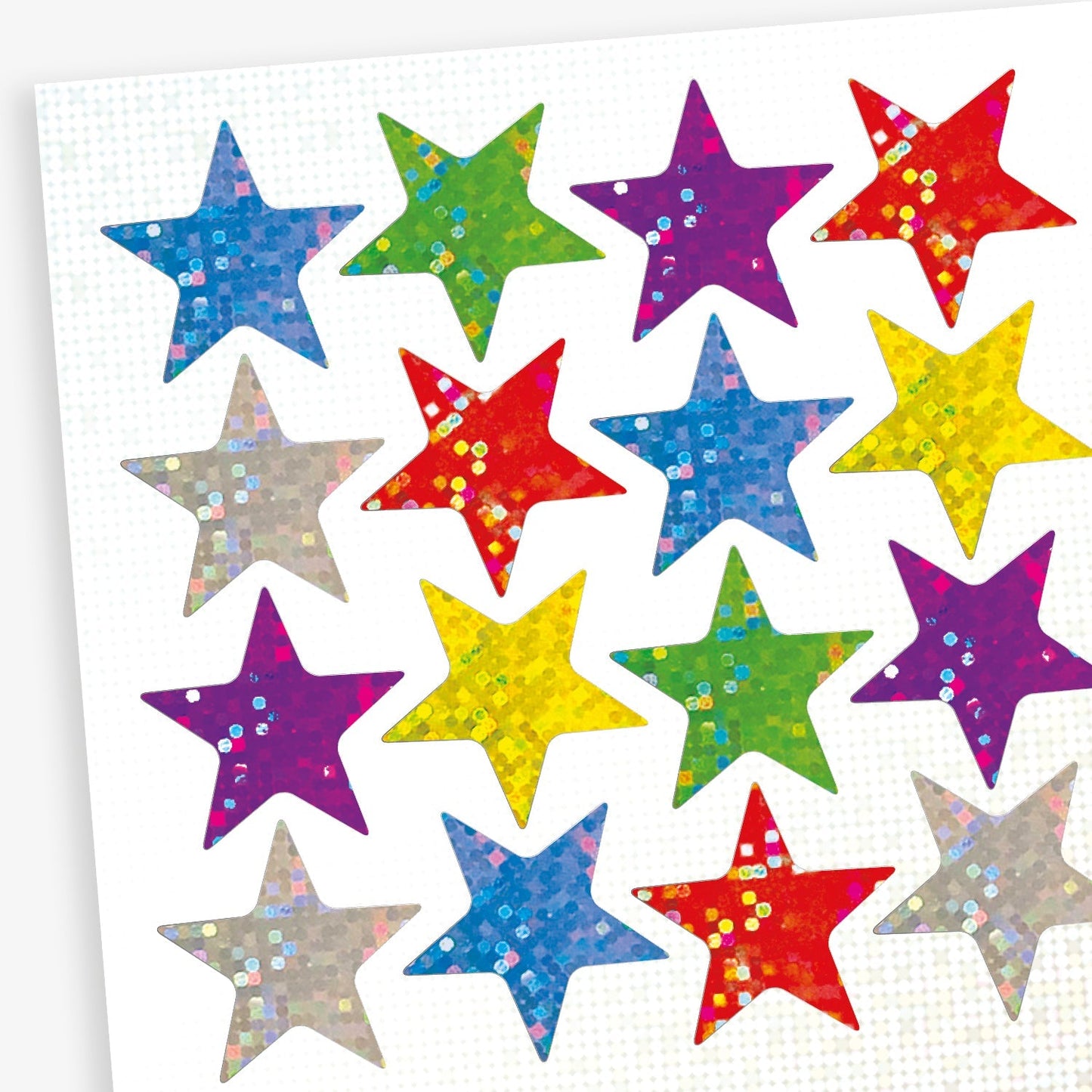 1120 Holographic Star Stickers - 16mm