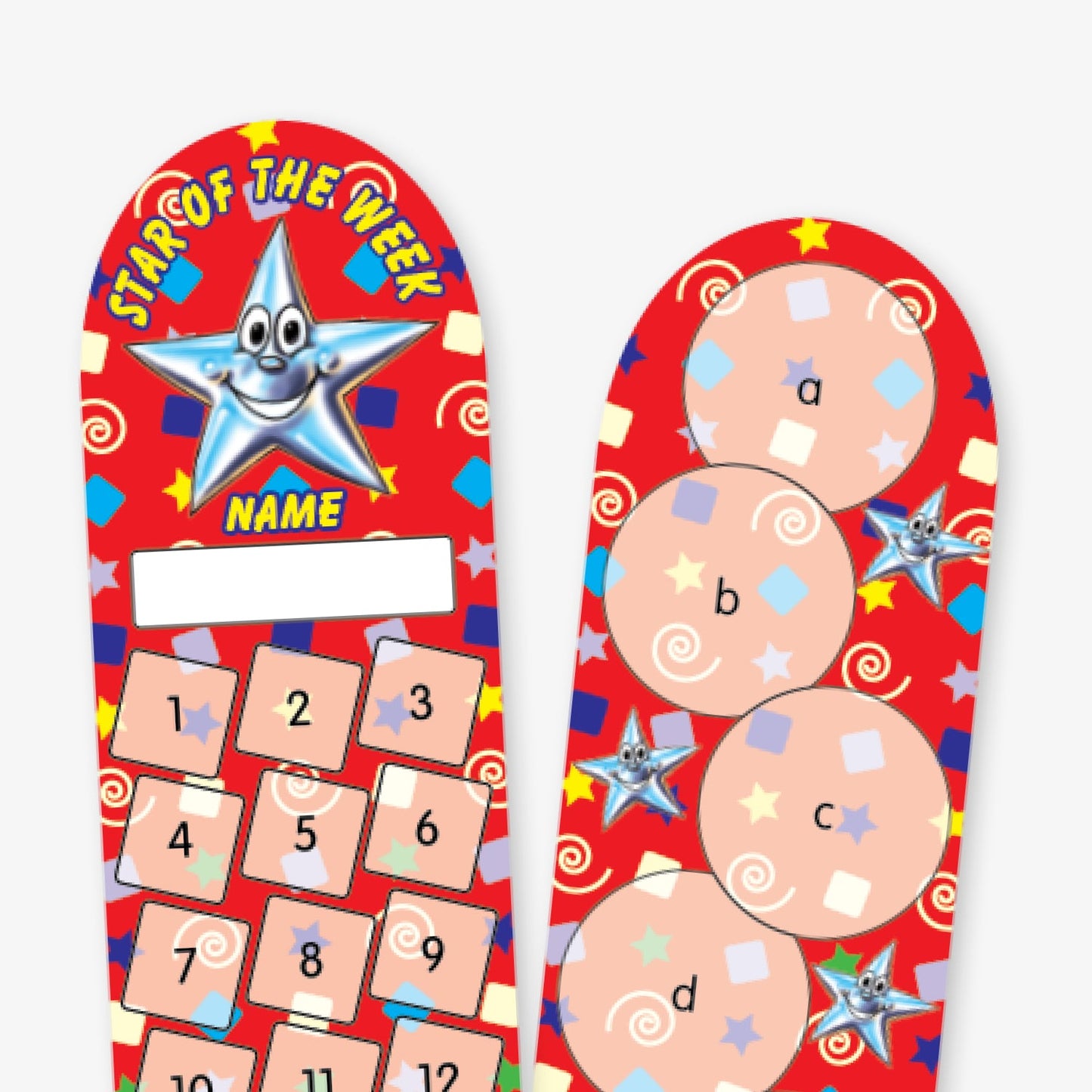 30 Star Of The Week Bookmarks