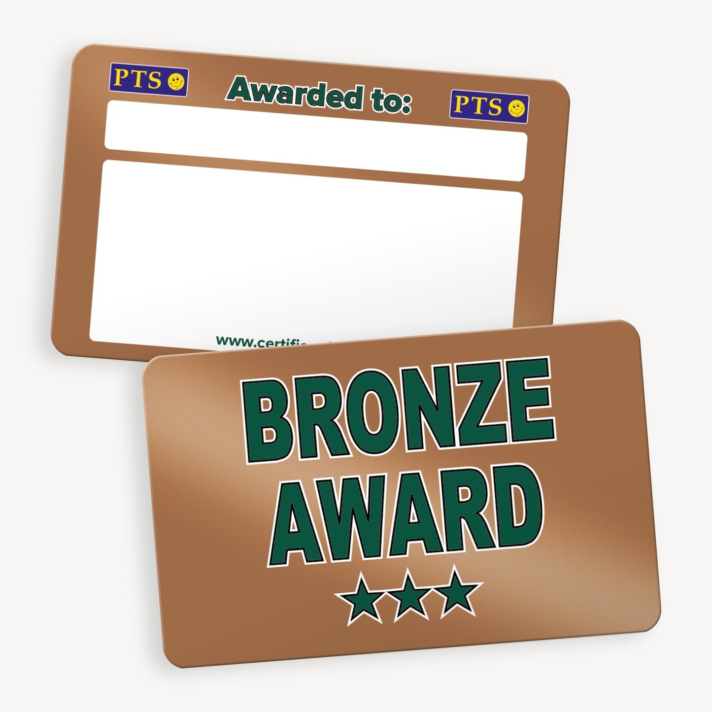 10 Bronze Award CertifiCARDs