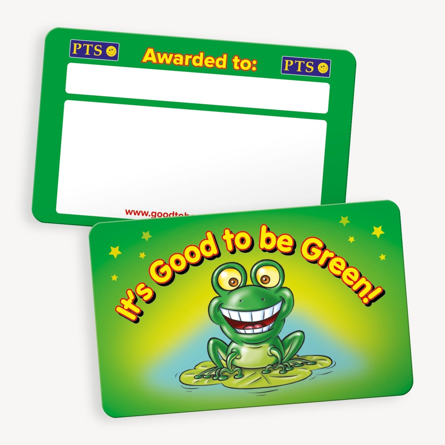 10 It's Good to be Green CertifiCARDs