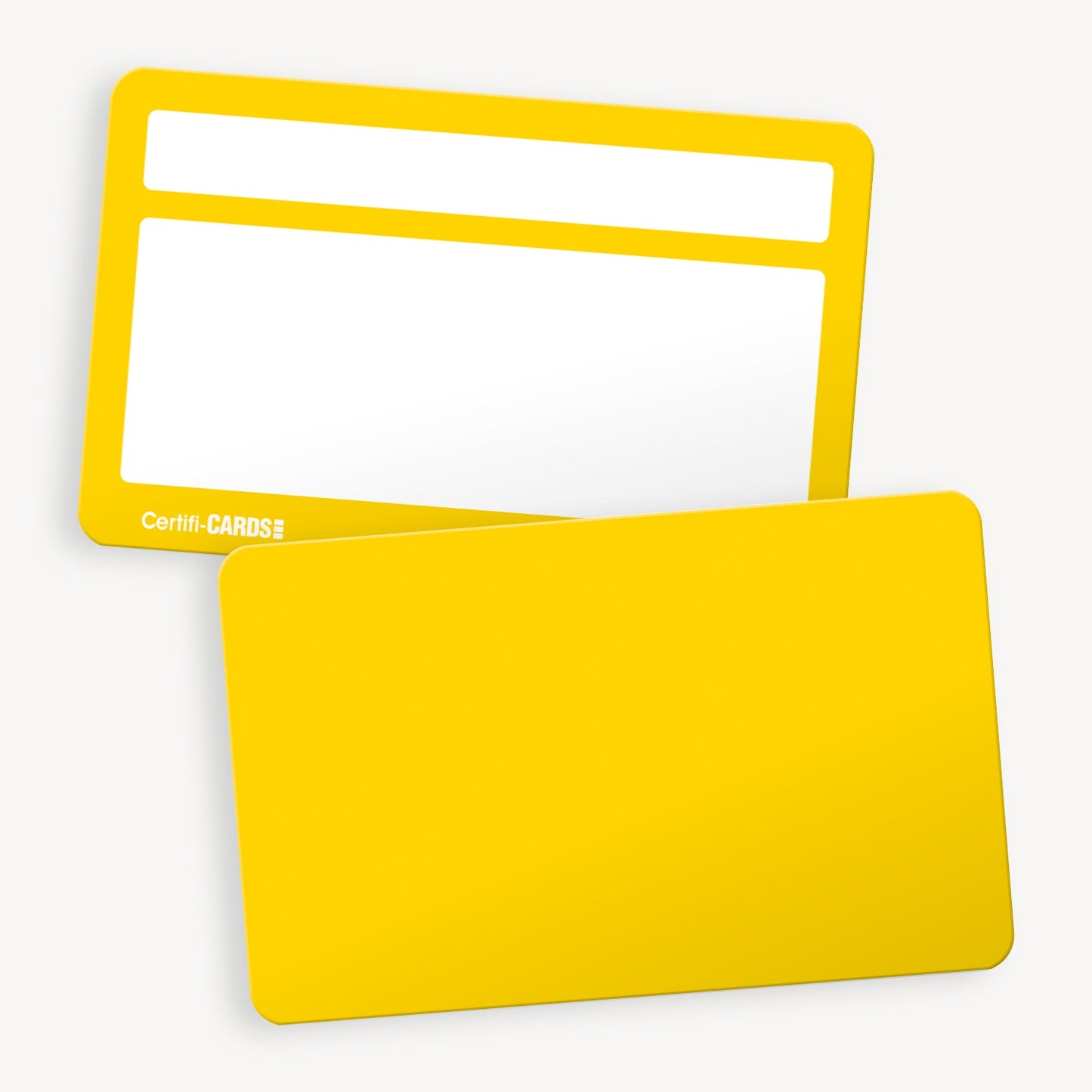 10 House Colour CertifiCARDs