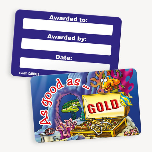 10 Good as Gold CertifiCARDs
