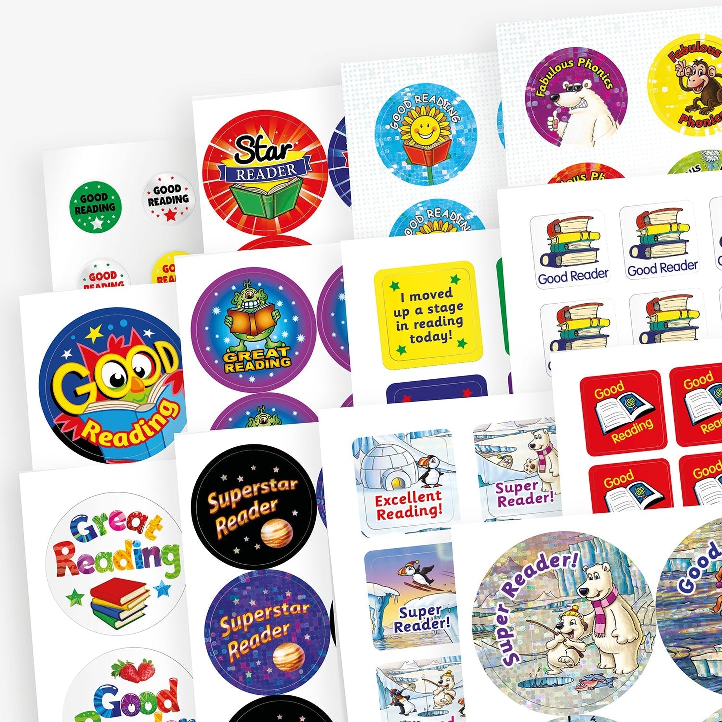 801 Assorted Reading Reward Stickers