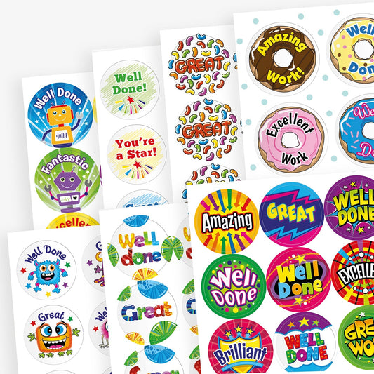 200 Assorted Scented Stickers