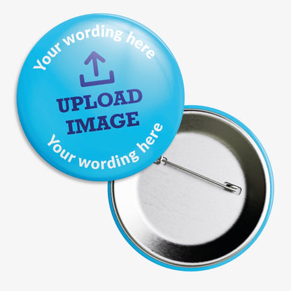 10 Upload Your Own Image Badges - 50mm