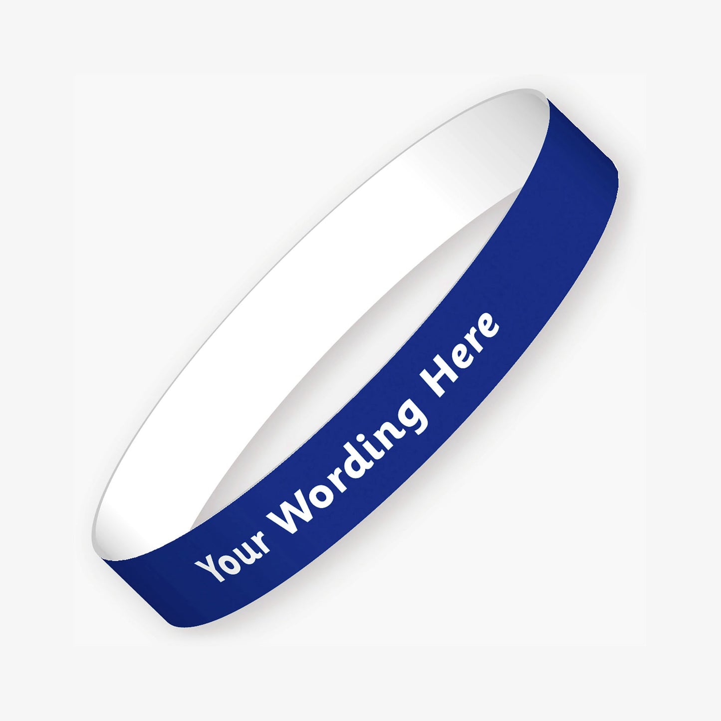 5 Personalised Wristbands - Blue