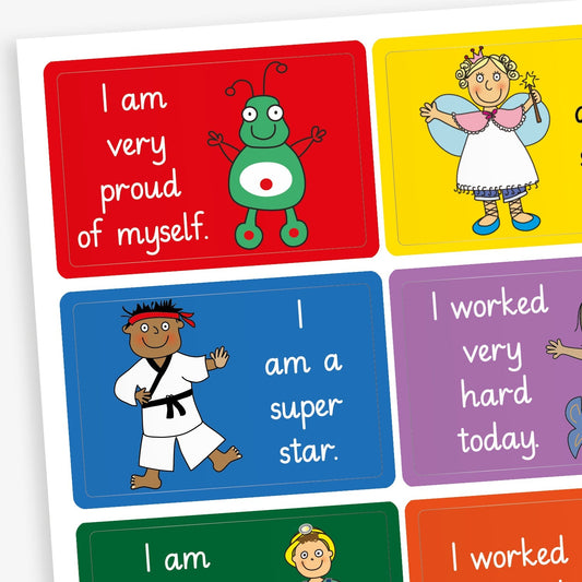 32 Assorted Stickers - Pedagogs - 46 x 30mm