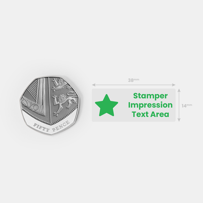 Design Your Own Stamper - 38 x 14mm