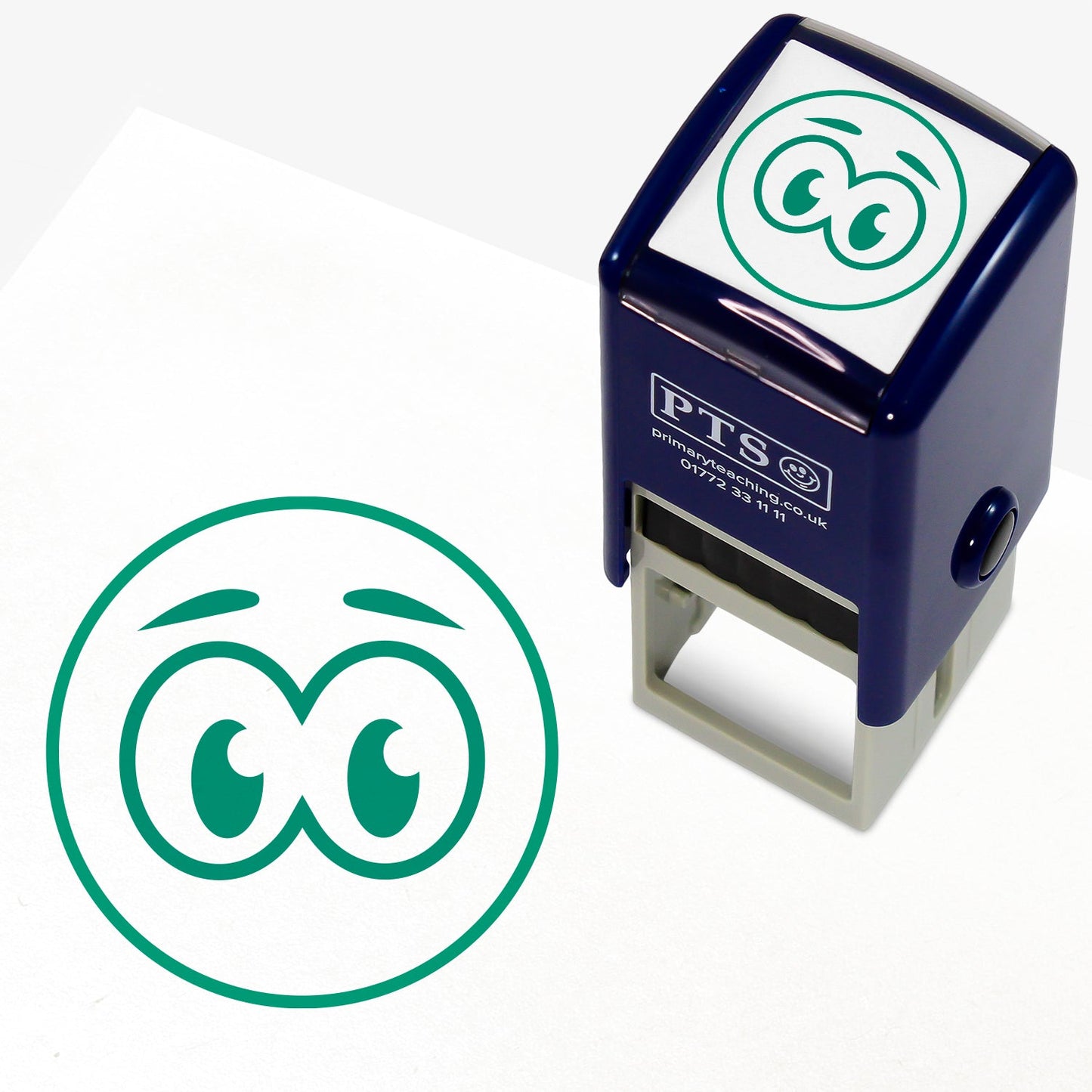 Look Carefully Stamper - 25mm