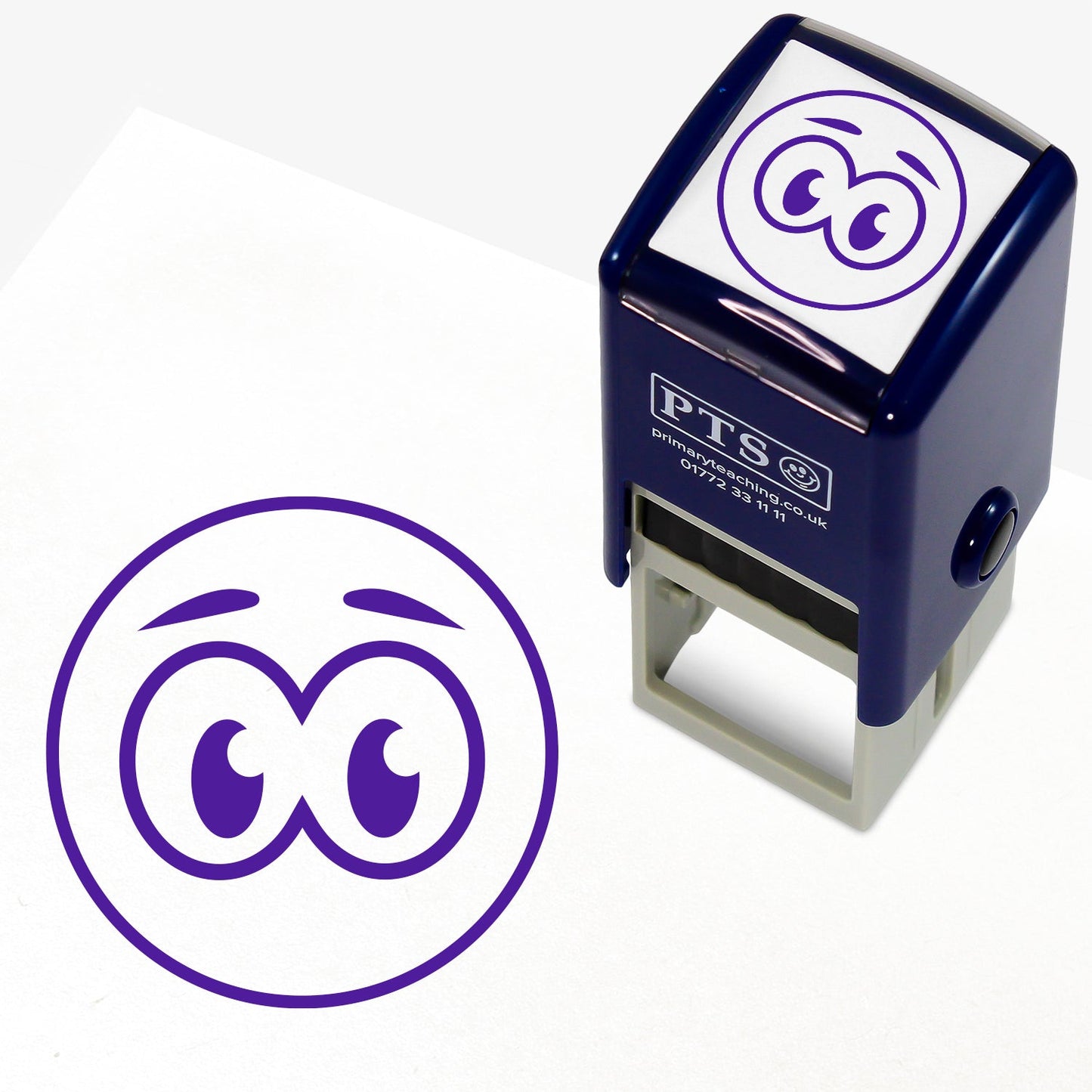Look Carefully Stamper - 25mm