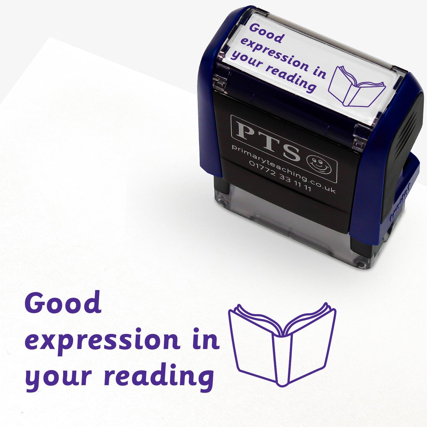 Good Expression in Your Reading Stamper - 38 x 15mm