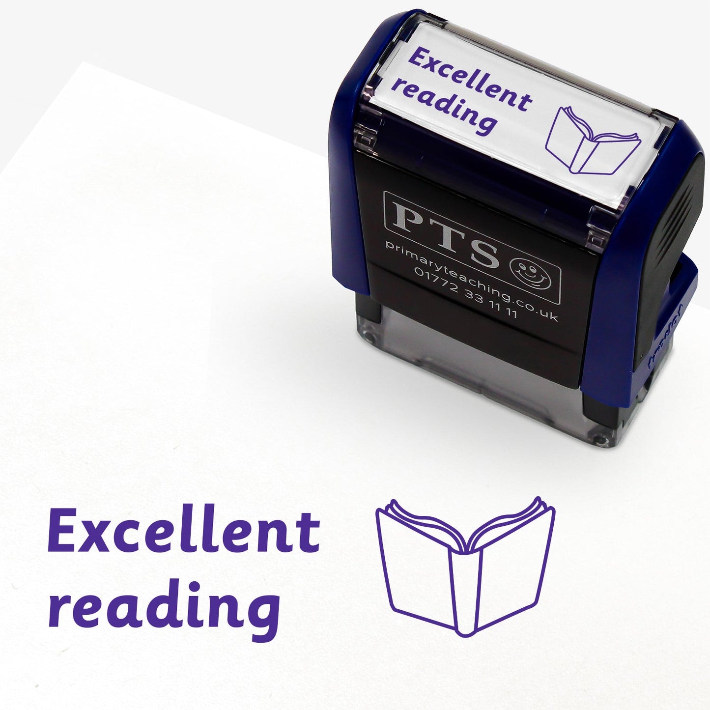 Excellent Reading Stamper - 38 x 15mm