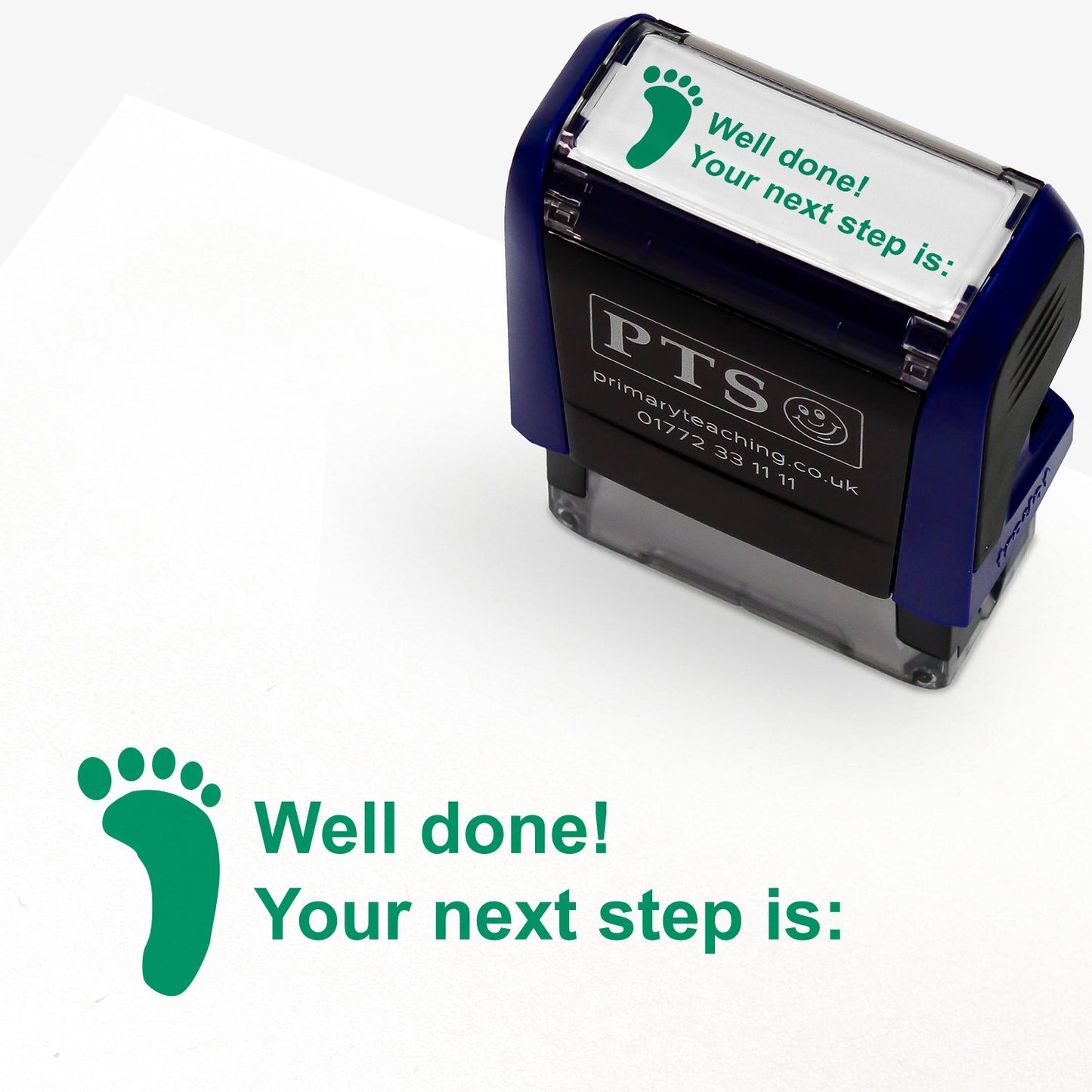 Your Next Step Is Footstep Stamper - 38 x 15mm