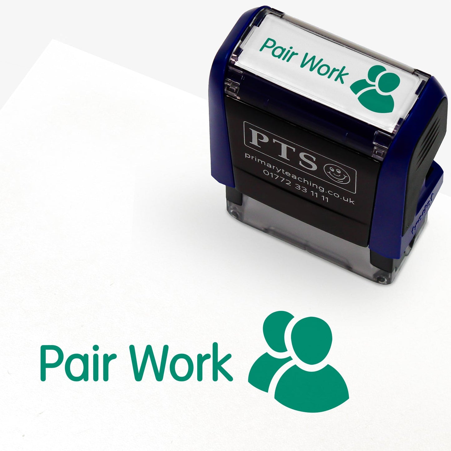 Pair Work Stamper - Green - 38 x 15mm