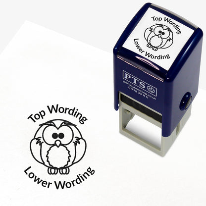 Personalised Owl Stamper - 25mm