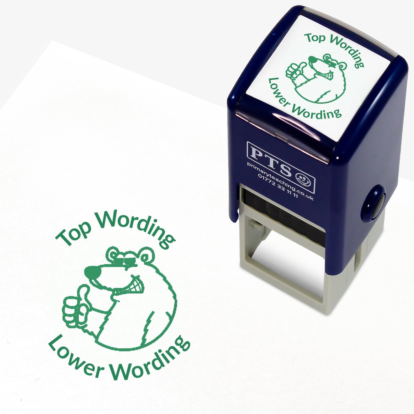 Personalised Polar Bear Stamper - 25mm