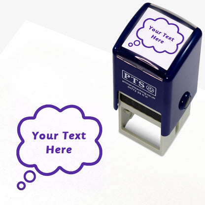 Personalised Thought Bubble Stamper - 25mm