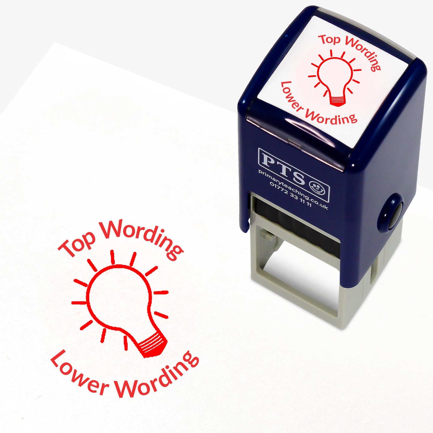 Personalised Lightbulb Stamper - 25mm