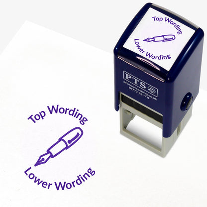 Personalised Fountain Pen Stamper - 25mm