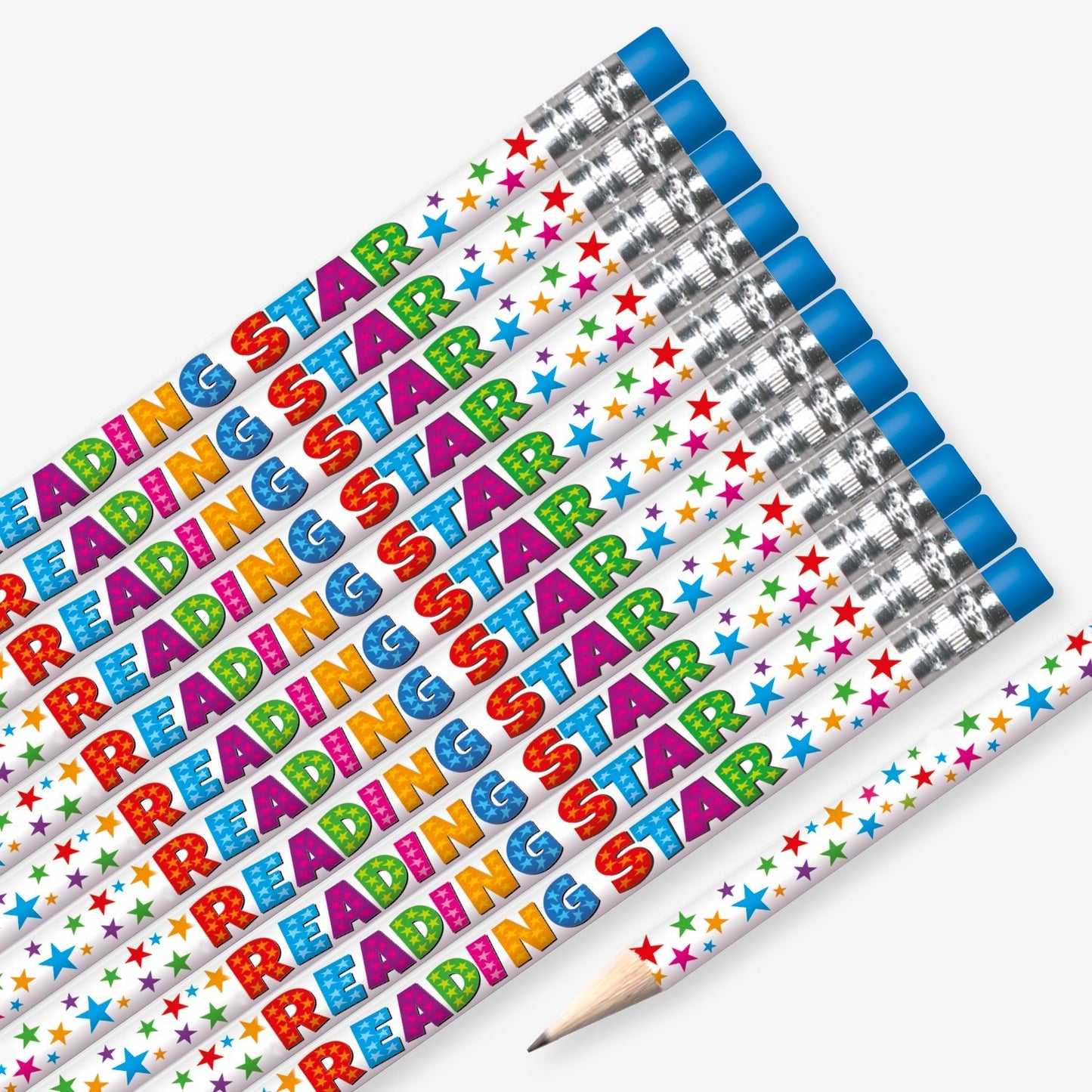12 Reading Star Pencils
