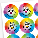Berry Scented Rainbow Smile Stickers - 32mm
