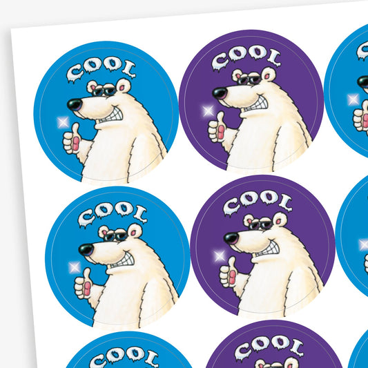 Mint Scented Cool Stickers - 32mm